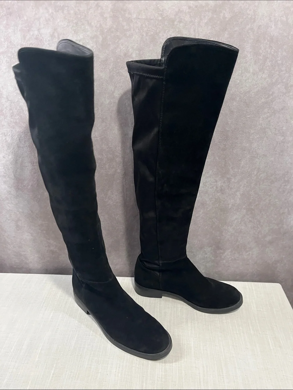 Blondo Sierra Waterproof Black Over-The-Knee Suede Boots size 8.5